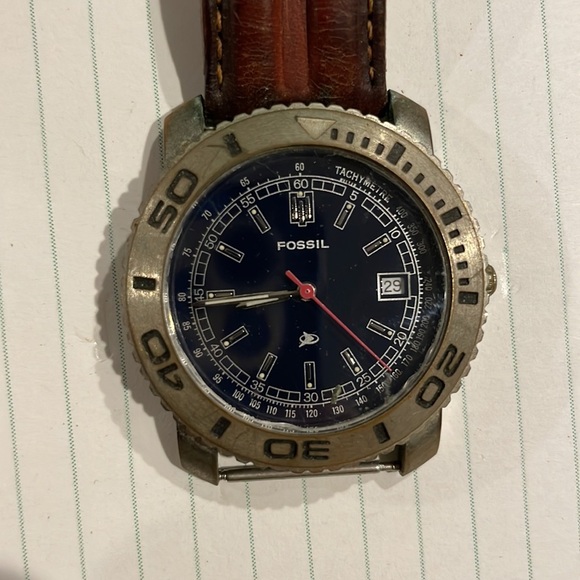 Fossil tachymetre watch with date - Picture 1 of 5
